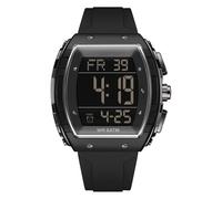 findtime Relojes para hombre, resistentes al agua, reloj digital militar para hombre, reloj deportivo con retroiluminación LED, alarma, cronómetro, cuenta regresiva, negro