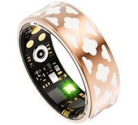 findtime Smart Ring Damen Gold Smartringe für Damen Herren Smart Ring Android iOS Fitness Ring Schlaftracker Smartring Pulsmesser Health Tracker Podómetro Activity Tracker Fitnessring Rosegold
