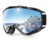 Findway Gafas de Esquí, Máscara Gafas Esqui Snowboard Nieve Espejo para Hombre Mujer Adultos Juventud Jóvenes OTG Compatible con Casco,Anti Niebla 100% Protección UV Gafas de Ventisca