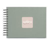 Fine Art - Álbum en espiral (24 x 17 cm, 50 páginas negras), color salvia