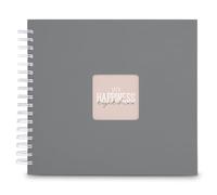 Fine Art - Álbum en espiral (28 x 24 cm, 50 páginas blancas), color gris piedra