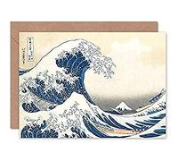 Fine Art Prints Hokusai Great Wave Off Kanagawa - Tarjeta de felicitación