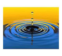 Fine Art Prints Lienzo decorativo para pared con diseño de gotas de agua