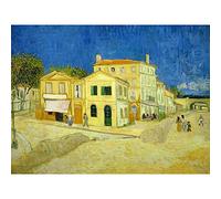 Fine Art Prints Póster de Vincent Van Gogh, la casa amarilla, gran póster para decoración de pared