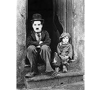 Fine Art Prints Póster sin marco de la película silenciosa Still Charlie Chaplin The Kid para decoración del hogar