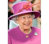 Fine Art Prints Rouse Retrato Queen Isabel II Inglaterra foto sin marco arte de pared póster decoración del hogar Premium