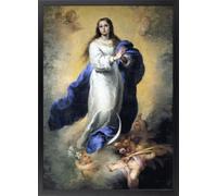 Fine Artic Cuadro Inmaculada Concepción - Poster de Murillo con Marco | Decoración para salón, Cuadros religiosos, Decoración clásica, Cuadros decorativos artísticos, Murillo