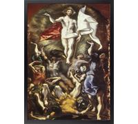 Fine Artic Cuadro La Resurrección de Cristo - Poster de El Greco con Marco
