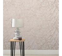 Fine Decor FD42268 UK MARBLESQUE Mármol Metálico Oro Rosa, Rosa