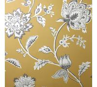 Fine Decor FD43450 Juliette - Papel pintado floral, color ocre