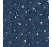 Fine Décor M1490 Starlight Stars - Papel pintado, diseño de estrellas, color Azul Marino