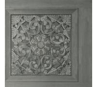 Fine Decor Panel tallado del Reino Unido gris plomizo