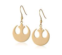 Fine Designs - Pendientes de aro de plata para mujer, diseño de alianza rebelde, hilo francés, Metal, Sin piedra preciosa
