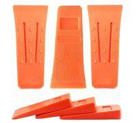 Fine jade2 3 cuñas de tala de plástico de 6 pulgadas para madera, resistente al frío, cuña forestal, herramienta para leñador