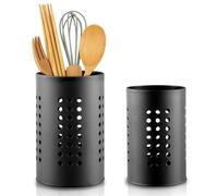 Fine jade2 soporte para cubiertos de acero inoxidable negro Escurre Cubiertos Soporte Utensilios Cocina Adecuado Para El Almacenamiento En La Cocina