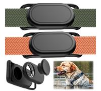 Fine jade2 Soportes para Collar De Perro para Samsung Smart Tag 2 Funda De Silicona Impermeable para Galaxy Smarttag2 Antipérdida y Resistente a Los Arañazos para Gatos, Mascotas, Se Adapta a