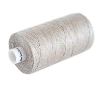 Fine Linen - Bobina de hilo natural (500 m, 100 % lino, color gris natural)
