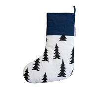 Fine Little Day Calcetín navideño Gran 40 cm negro-azul-blanco