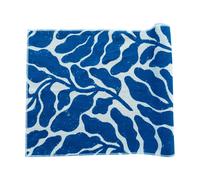 Fine Little Day Camino de mesa Leaves Blanco-azul. 47x180 cm