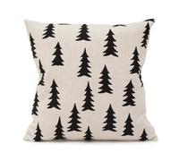 Fine Little Day Funda de cojín Gran. mezcla lino negro