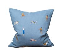 Fine Little Day Funda de cojín Swimmers 45x45 cm Blue