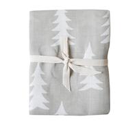 Fine Little Day Manta de muselina Gran 120x120 cm gris-blanco