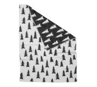 Fine Little Day Plaid infantil Gran. algodón blanco-negro