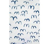 Fine Little Day Tela Bird blanco-azul