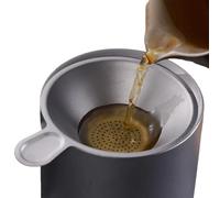 Fine Mesh Stainless Steel Tea Strainers - Fine Mesh Titanium With Handle Portable | Metal Tea Strainer For Coffee Sake Beverage Cocktail Home Kitchen Office Desk Travel Campings