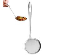 Fine Mesh Strainer - Professional Kitchen Cooking Mesh Skimmer Strainers | Food Strainer Ladle With Reinforced Frame And Sturdy Handle | Stainless Steel, Perfect For Sift, Straining, Draining, Rinse,