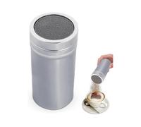 Fine Mesh Sugar Dispenser,Icing Sugar Shaker , Flour Dredger ,Stainless Steel Flour Duster for Cocoa Flour Cappuccino Icing Sugar