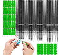 Fine Paint Brushes - Thin Fine Tip Watercolor Brush Set for Detailed Painting, Anti Slip Grip Art Paintbrush Kit for Family Men Women Girls Boys and Youth, Ideal Crafting and Art Projects