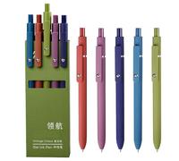 Fine Point Pens - Smooth Quick Drying Gel Ink Pen Set, Luxury Roller Ball Stationery, Soft Ergonomic Comfort Barrel Clip | Cute Office Journaling Supplies, School Student Adult Planner Note Taking