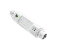 FINEANDENG Extensor POE de 48 V, IP66, impermeable, 30 W, repetidor POE para exteriores, 10/100 Mbps, RJ45, extensor Ethernet POE para interruptores POE, cámaras POE, etc