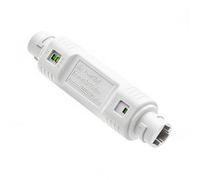 FINEANDENG Extensor POE de 48 V, IP66, impermeable, 30 W, repetidor POE para exteriores, 10/100 Mbps, RJ45, extensor Ethernet POE para interruptores POE, cámaras POE, etc