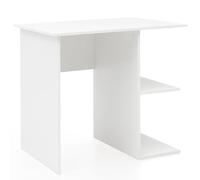 FineBuy Computadora Escritorio de Escritorio 82 x 60 x 76 cm | Pequeño Ordenador portátil de Mesa de Oficina sin Ruedas | Mesa de Oficina con Estante | Mesa de Trabajo pequeña Mesa de Costura Corto