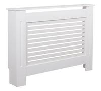 FineBuy Cubierta del radiador 112x82x19 cm Blanco Lacado | Cubierta de la calefacción para Dormitorio y Sala de Estar
