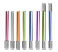 FineGood 8 extensores de lápiz, una cabeza y doble cabeza con mango de metal, alargador de pluma, suministros de oficina escolar, herramienta de escritura artística