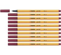 Fineliner - STABILO point 88 - Pack of 10 - Purple