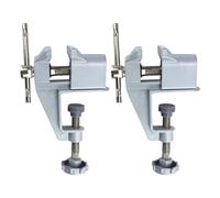 FINELYCR 2 mini tornillo de banco de banco ajustable de 35 mm, pequeño, portátil, para joyas, modelismo, bricolaje, modelado, pintura y reparaciones de manualidades