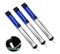 FINELYCR 3 Piezas Desoldador Estaño, Desoldador Manual Anti Estático, Bomba Desoldadora, Accesorio Esencial para Soldadores, para Absorber Soldadura Líquida