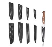 FINELYCR 8 Piezas Protector de Cuchillos, Varios Modelos Protectora de Cuchillo, Universal Protector de Cuchilla, Diseño Hueco, Limpio e Higiénico, para Usar con Muchos Tipos Cuchillos