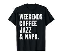 Fines de Semana Café Jazz y Siestas Músicos Músicos Amantes de la Camiseta