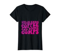Fines de semana, café y danza Comps Fun Retro Vibes Camiseta