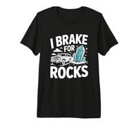 Fines De Semana I Break For Rocks Rockhounding Rocas Camiseta Premium