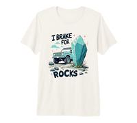 Fines De Semana I Break For Rocks Rockhounding Rocas Camiseta Premium