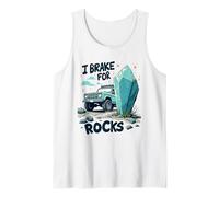 Fines De Semana I Break For Rocks Rockhounding Rocas Camiseta sin Mangas