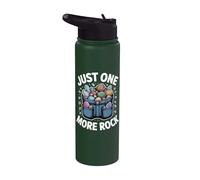 Fines De Semana Just One More Rock Rockhounding Rocas Stainless Steel Insulated Water Bottle