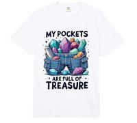 Fines De Semana Pockets Are Full of Treasure Rockhounding Comfort Colors Adult Heavyweight T-Shirt