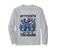 Fines De Semana Pockets Are Full of Treasure Rockhounding Manga Larga